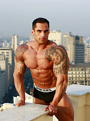 His muscles are even bigger and his tight clothes keep you breathless