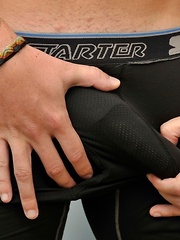 Seth cock is throbbing at this point and he is jacking it with both hands