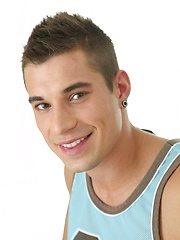 Sexy muscled boy named Frank Miller with super handsome good looks and a beautiful round bubble butt