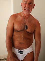 This sexy silver Daddy loves to fuck